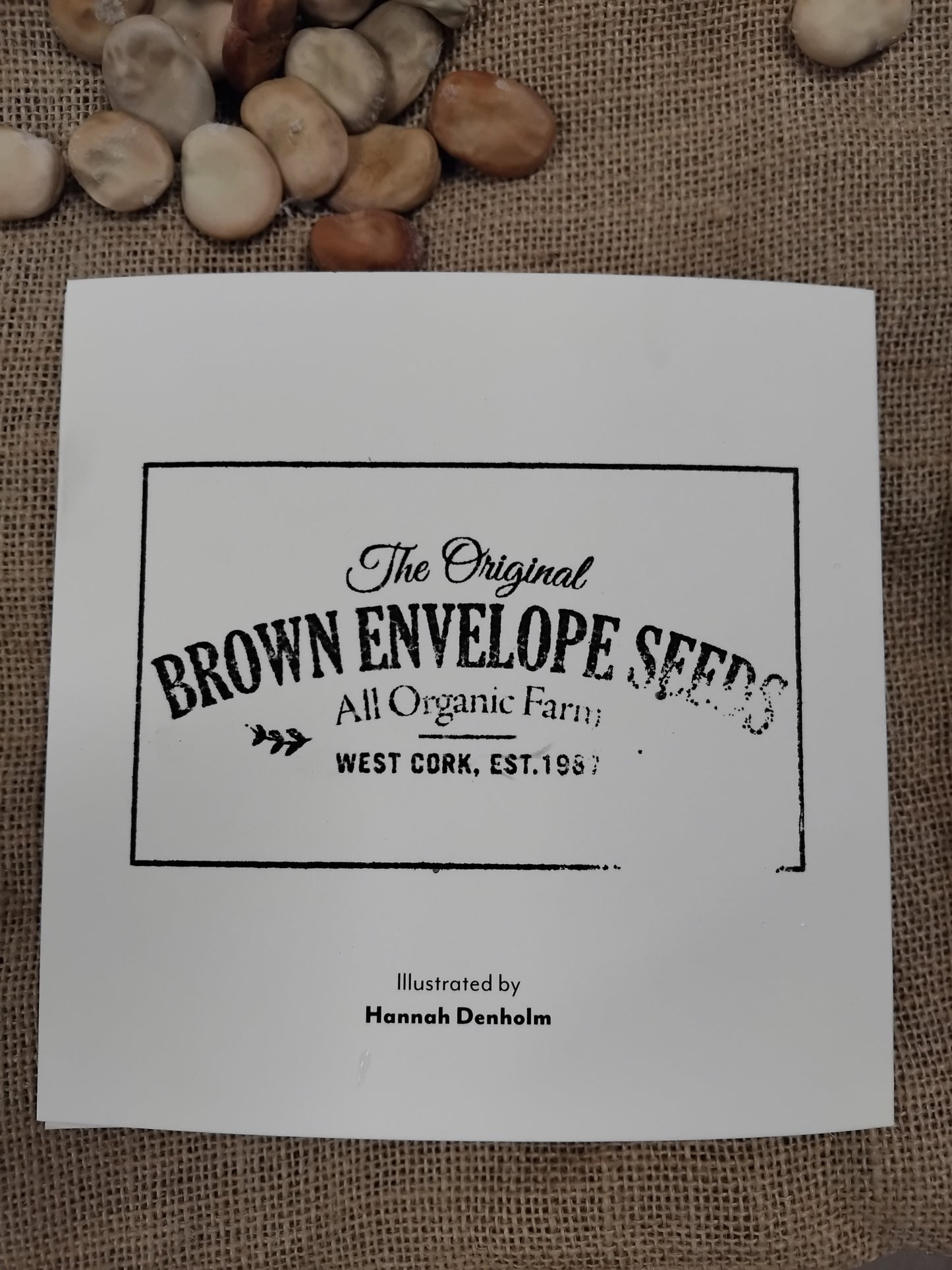 Brown Envelope Seeds Greetings Cards